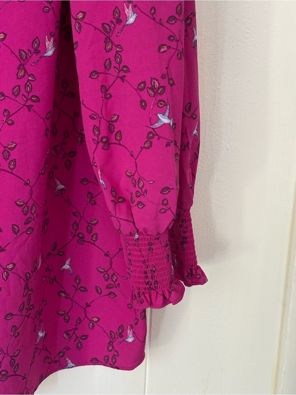 Ava & Viv Pink Floral V-Neck Long Sleeve Tunic - Picture 5 of 7
